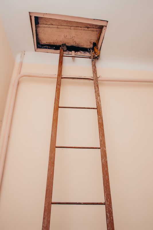 Wooden Attic Ladder